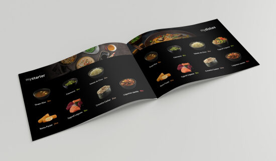 Menu My Sushi interieur